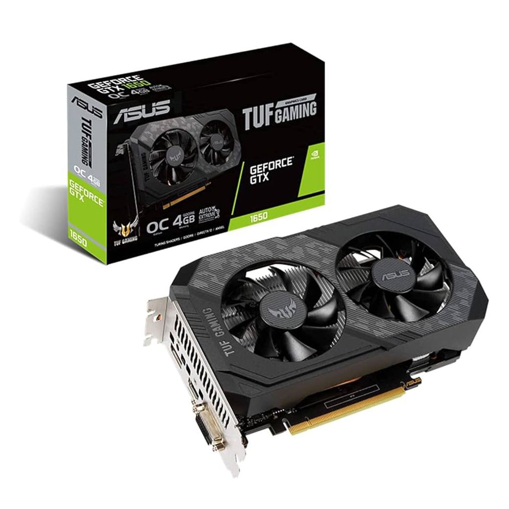 ASUS GEFORCE GTX 1650 TUF Gaming OC Edition 4GB GDDR6