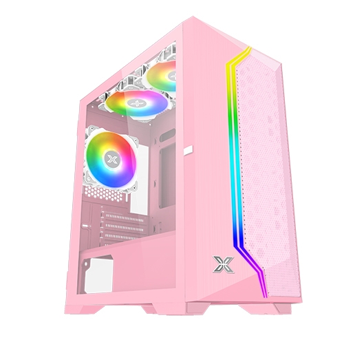 XIGMATEK PINK Mesh Grill ARGB