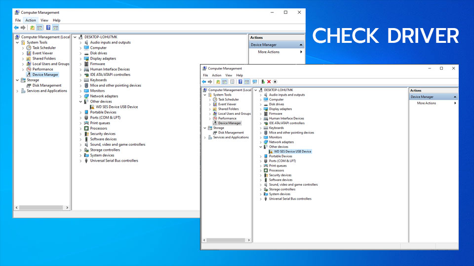 เช็กไดร์เวอร์คอมพิวเตอร์