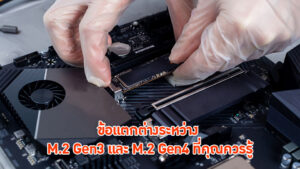 ข้อแตกต่างระหว่าง M.2 Gen3 และ M.2 Gen4 ที่คุณควรรู้