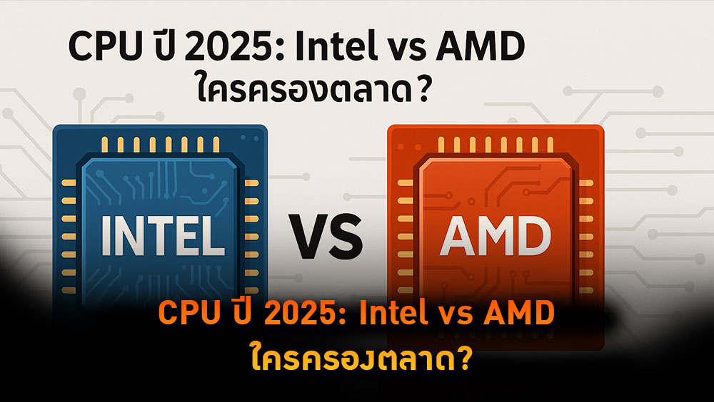 CPU ปี 2025: Intel vs AMD ใครครองตลาด?