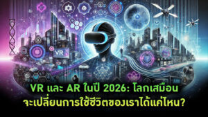 VR และ AR ในปี 2026: โลกเสมือนจะเปลี่ยนการใช้ชีวิตของเราได้แค่ไหน?