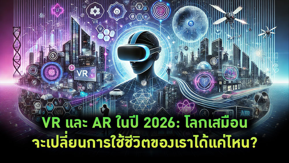 VR และ AR ในปี 2026: โลกเสมือนจะเปลี่ยนการใช้ชีวิตของเราได้แค่ไหน?