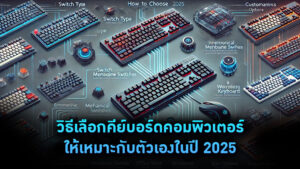 วิธีเลือกคีย์บอร์ดคอมพิวเตอร์ให้เหมาะกับตัวเองในปี 2025