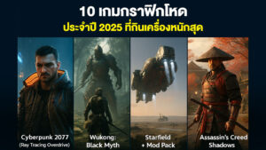 10 เกมกราฟิกโหดประจำปี 2025 ที่กินเครื่องหนักสุด
