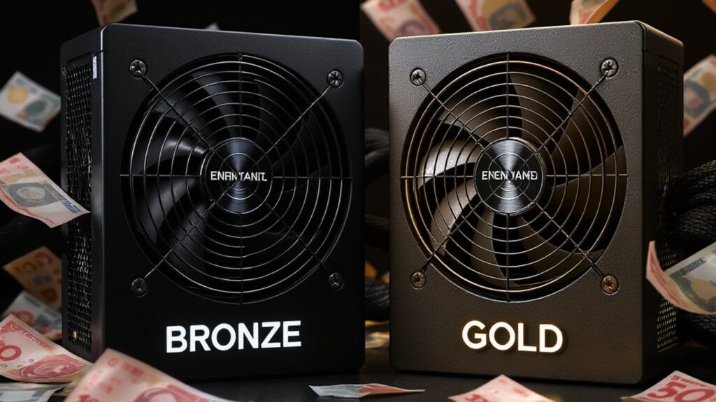 จับผิด '80 Plus Gold' การตลาดหรือประสิทธิภาพจริง? PSU Bronze vs Gold ประหยัดไฟปีละเท่าไร