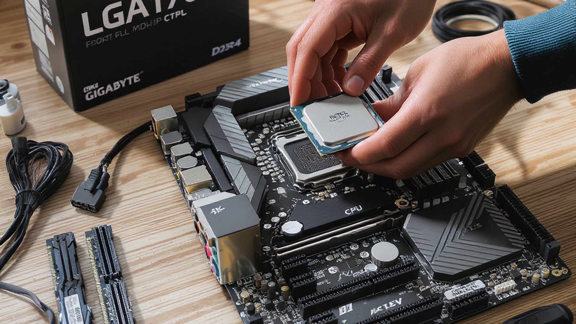 ประกอบคอมฯ ด้วย GIGABYTE B760M D3HP DDR4 ใน 15 นาที สำหรับมือใหม่