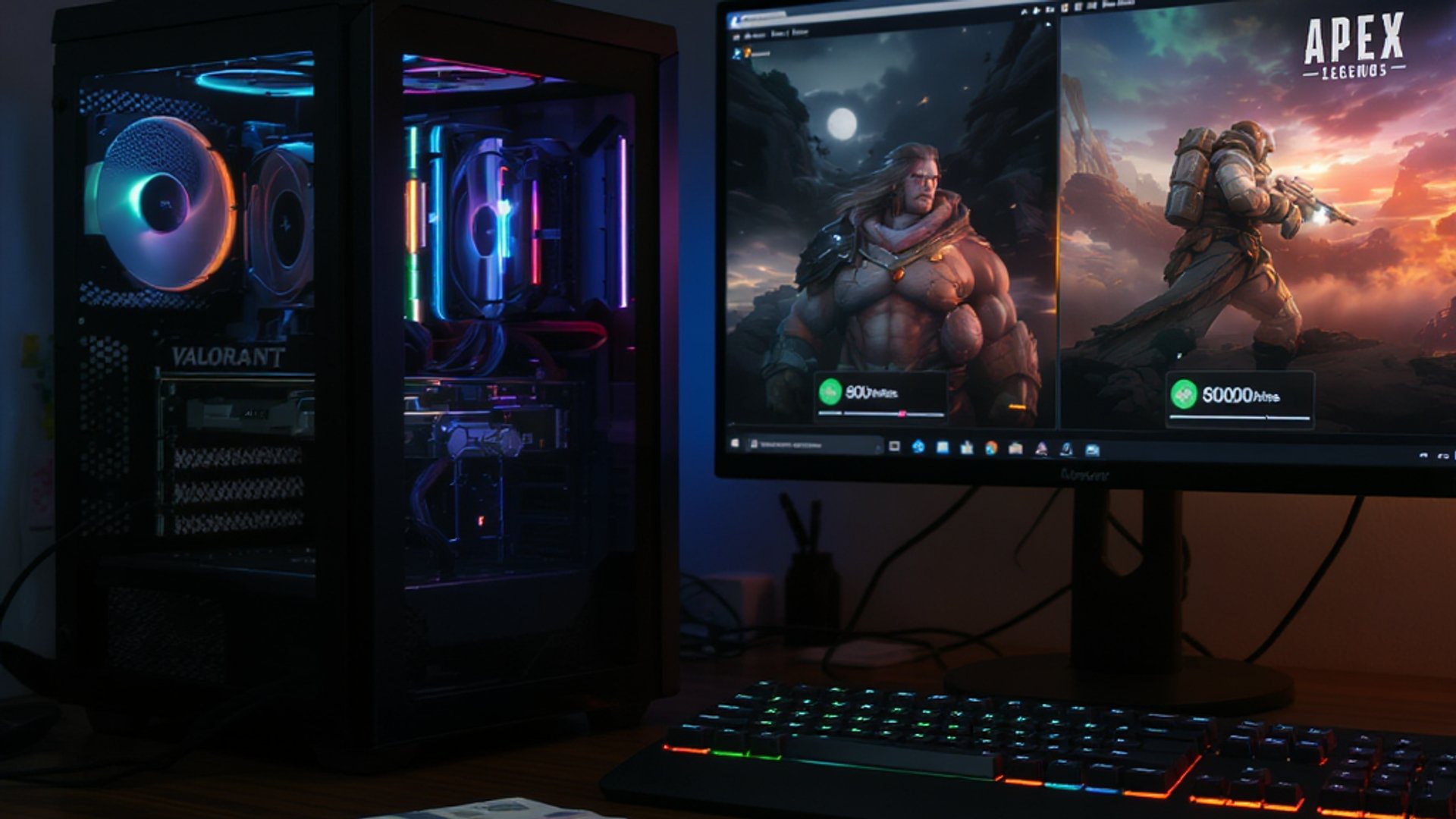 ประกอบคอมงบ 8,000 บาท เล่น Valorant และ Apex ที่ 1080p 60fps ได้จริงไหม?
