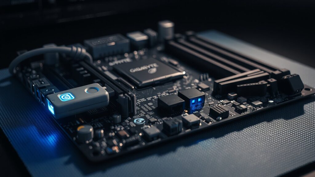 อัปเดต BIOS GIGABYTE B650M ICE ไม่ต้องใช้ CPU ด้วย Q-Flash Plus