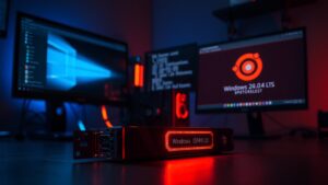 Dual Boot NVMe เดียว: Windows 11 + Ubuntu 24.04 LTS พร้อม GRUB ไม่ตีกัน
