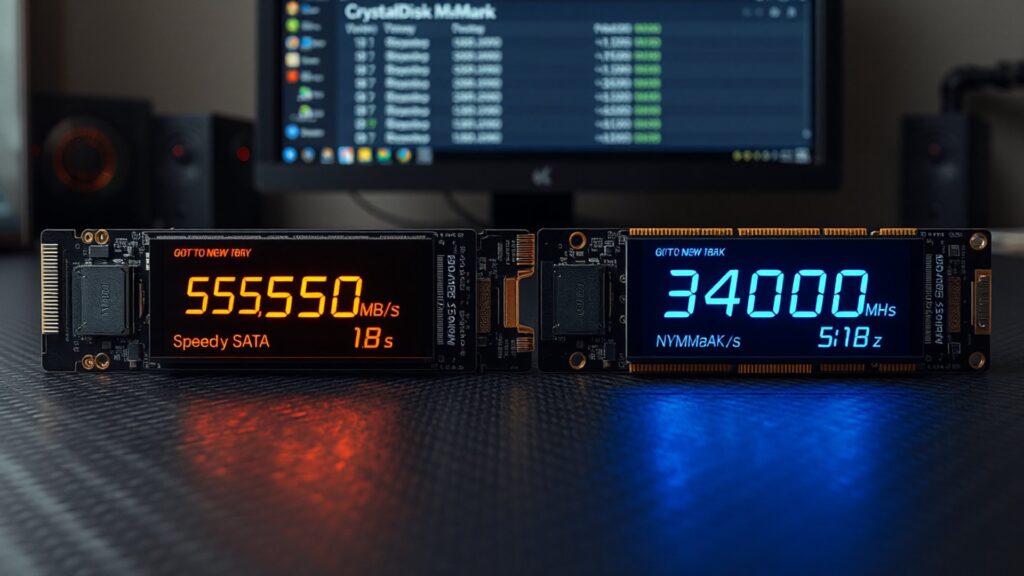 M.2 NVMe vs SATA บนสล็อตเดียวกัน ทำไมความเร็วต่างกัน 6 เท่า?